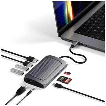  Адаптер Satechi ST-U4MA3M USB4 Multiport Adapter with 8K HDMI Space Gray 