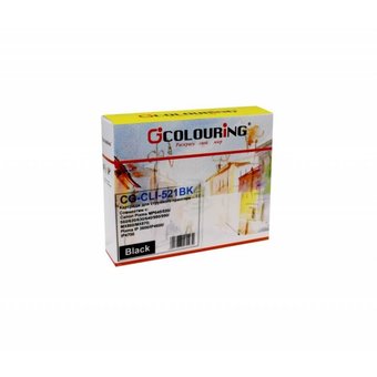 Картридж Colouring CG-CLI-521BK для принтеров Canon IP3600/IP4600/MP540/MP620/MP630/MP980 с чипом водн 