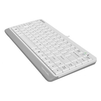  Клавиатура A4Tech Fstyler FK11 белый USB slim 
