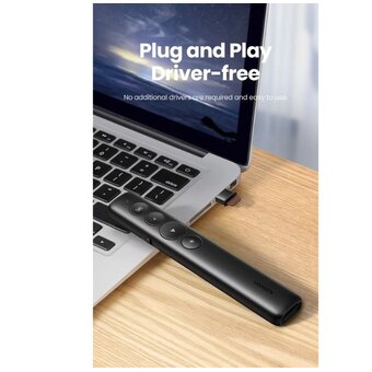  Лазерная указка UGREEN LP479 50654 Laser Pointer Without Volume Adjustment Function Black 