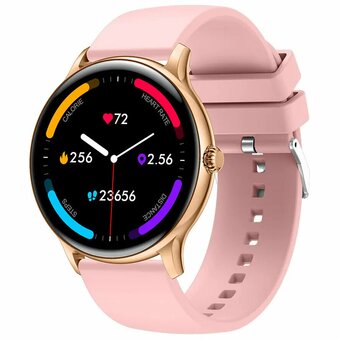  Smart-часы Colmi i10 Gold Frame Pink Silicone Strap 