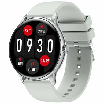 Smart-часы Colmi i10 Silver Frame Grey Silicone Strap 