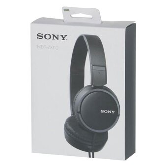  Наушники полноразмерные проводные с микрофоном Sony MDR-ZX110LP (MDR-ZX110/BZE) черный 