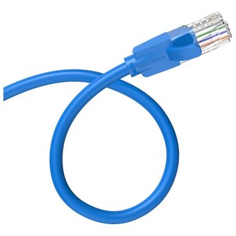  Патч-корд Vention IBELG прямой UTP cat.6, RJ45 - 1,5м. Синий 