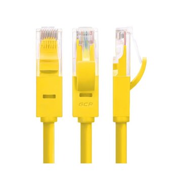  Патч-корд Greenconnect GCR-LNC02-3.0m прямой 3.0m, UTP кат.5e, желтый 