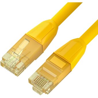  Патч-корд Greenconnect GCR (GCR-52792) прямой 3.0m LSZH UTP кат.6, желтый 