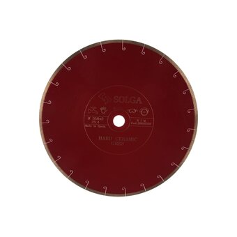  Диск алмазный Solga Diamant Hard Ceramics 20010350 сплошной керамогранит 350мм/25,4 