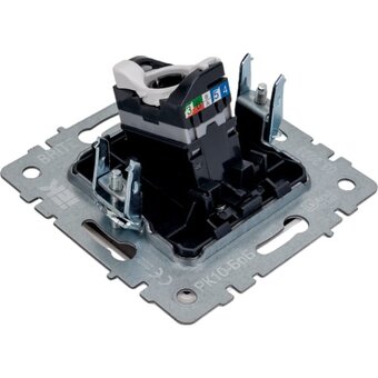  Розетка компьютерная IEK Brite BR-K10-1-K01 RJ45 кат.5e рк10-брб белый 