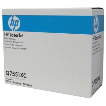  Контрактный Тонер-картридж HP LaserJet Q7551XC Contract Black Print Cartridge 