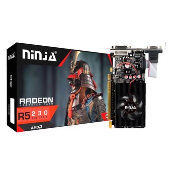  Видеокарта Ninja (Sinotex) R5 230 (160SP) (AFR523023F) 2GB DDR3 64BIT DVI HDMI CRT 