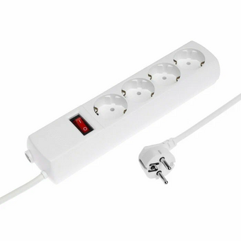  Сетевой фильтр Юнивольт 00-00000449 3м 4 розетки белый 