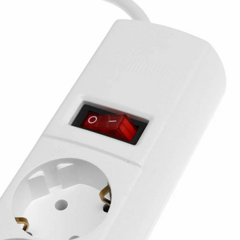  Сетевой фильтр Юнивольт 00-00000449 3м 4 розетки белый 