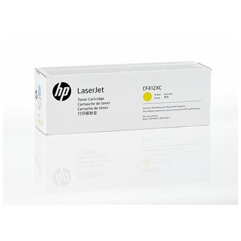  Контрактный Тонер-картридж HP 410X CF412XC Contractual High Yield Yellow Original LaserJet Toner Cartridge 