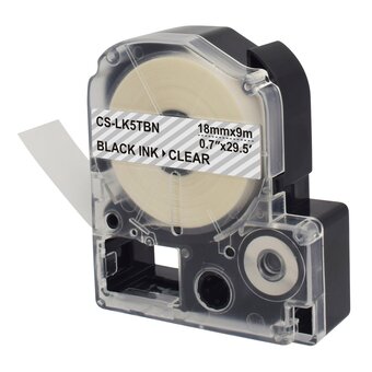  Картридж ленточный Cactus CS-LK5TBN черный для Epson LW400/LW700/LW600P/LW1000P/K400/Z700/Z900 