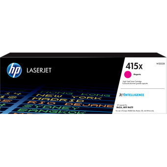  Картридж HP 415X W2033XH для LJ Pro M454/MFP M479/M480f пурпурный 6000 стр 