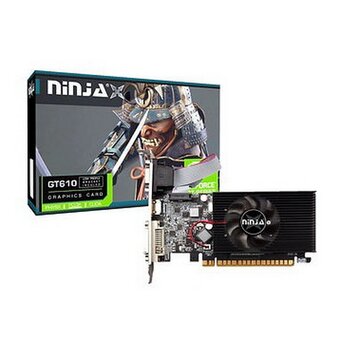  Видеокарта Ninja (Sinotex) GT610 NF61NP023F PCIE (48SP) 2G 64-bit DDR3 DVI HDMI CRT 