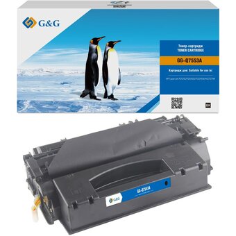  Картридж лазерный G&G GG-Q7553A черный 3000стр для HP LJ P2010/P2014/P2015/M2727nf MFP/M2727nfs MFP LBP-3310/3370 Canon 