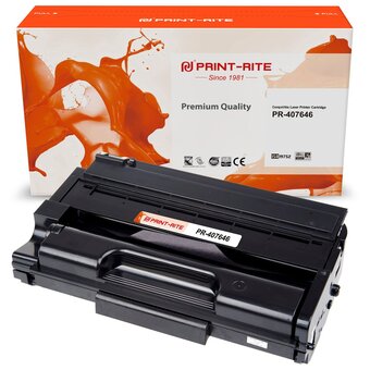  Картридж лазерный Print-Rite TFR801BPU1J PR-407646 407646 черный 6400стр для Ricoh SP3500NSF/3510DN SF 