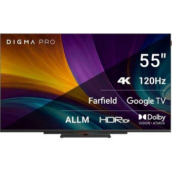  Телевизор Digma Pro UHD 55C черный/черный 