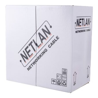  Кабель Netlan EC-UU004-5E-PE-BK U/UTP 4 пары категория 5e внешний PE до -40C черный 305м 