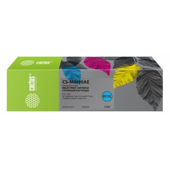  Картридж струйный Cactus 991XL CS-M0J90AE голубой (250мл) для HP PW 755dn/MFP774dn/779dn/Pro750dw/772dn 