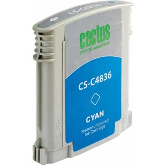  Картридж струйный Cactus CS-C4836 голубой для №11 HP 2000/2500/1000/1100/1200 (29ml) 