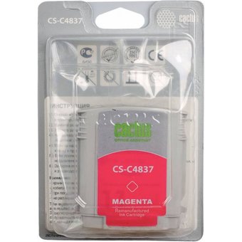  Картридж струйный Cactus CS-C4837 пурпурный для №11 HP 2000/2500/1000/1100/1200 (29ml) 