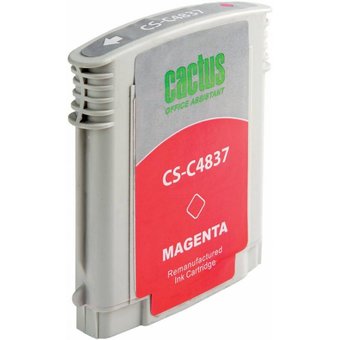  Картридж струйный Cactus CS-C4837 пурпурный для №11 HP 2000/2500/1000/1100/1200 (29ml) 