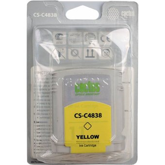  Картридж струйный Cactus CS-C4838 желтый для №11 HP 2000/2500/1000/1100/1200 (29ml) 
