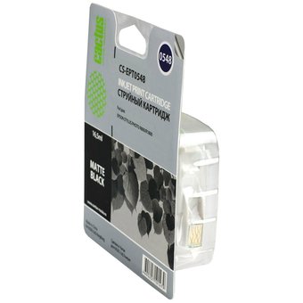  Картридж струйный Cactus CS-EPT0548 черный матовый для Epson Stylus Photo R800/ R1800 (16,2ml) 