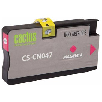  Картридж струйный Cactus CS-CN047 пурпурный для №950 HP OfficeJet Pro 8100/8600 (26ml) (1500стр.) 