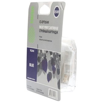  Картридж струйный Cactus CS-EPT0549 синий для Epson Stylus Photo R800/ R1800 (16,2ml) 