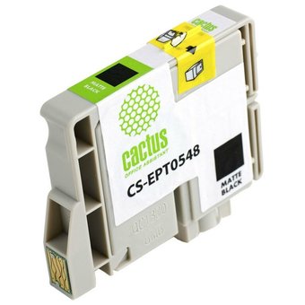  Картридж струйный Cactus CS-EPT0548 черный матовый для Epson Stylus Photo R800/ R1800 (16,2ml) 