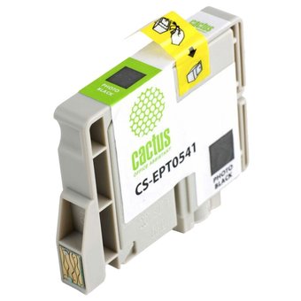  Картридж струйный Cactus CS-EPT0541 черный для Epson Stylus Photo R800/ R1800 (16,2ml) 