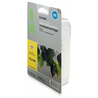  Картридж струйный Cactus CS-C9393 желтый для №88 HP Officejet Pro K550 (29ml) 