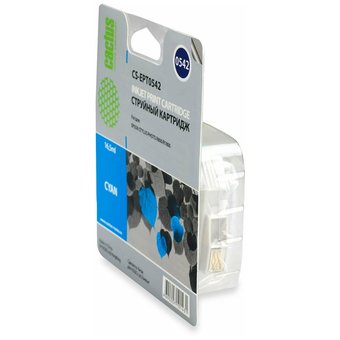  Картридж струйный Cactus CS-EPT0542 голубой для Epson Stylus Photo R800/ R1800 (16,2ml) 