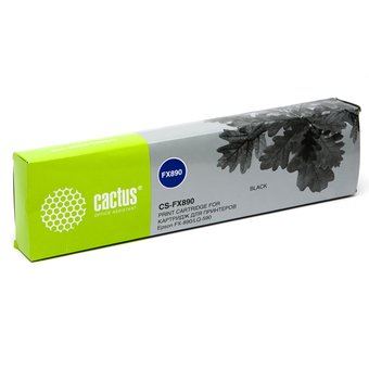  Картридж ленточный Cactus CS-FX890 черный для Epson FX-890 LQ-590 5000000 signs 