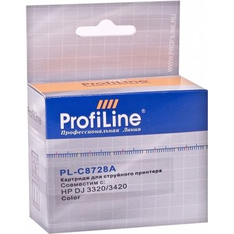  Картридж Profiline PL-C8728A для принтеров HP DJ 3320/3420/3845 Color водн ProfiLine 