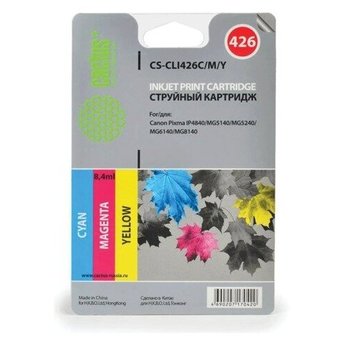  Картридж струйный Cactus CS-CLI426BK/M/C/Y черный/голубой/желтый/пурпурный набор (33.6мл) для Canon Pixma MG5140/5240/6140/8140/MX884 