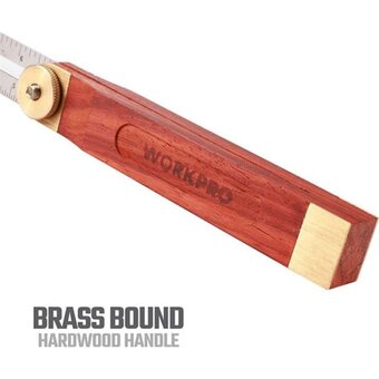  Малка угломер Workpro WP264006 деревянная ручка 230мм 