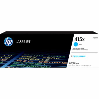  Картридж HP 415X W2031XH для LJ Pro M454/MFP M479/M480f голубой 6000 стр 