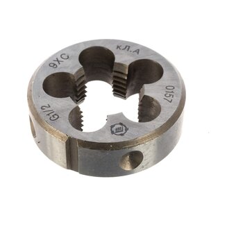  Плашка Туламаш ТМ57992 тр.цил. G 1/2" 9ХС 