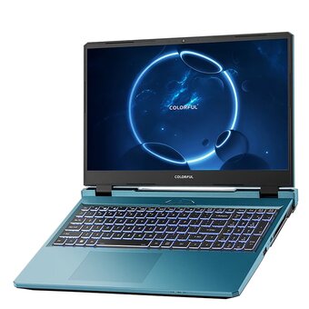  Ноутбук Colorful P15 23 (A10003400431) Intel Core i5-13500H/16Gb/SSD512Gb/RTX 4060 6Gb/15.6"/IPS/FHD/144Hz/Win11/blue 
