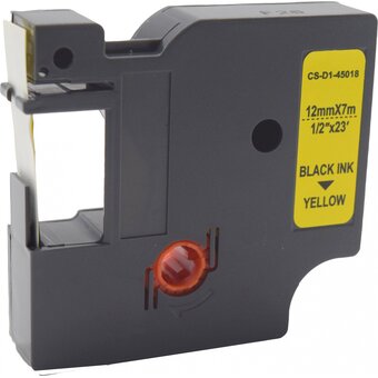  Картридж ленточный Cactus CS-D1-45018 45018 для Dymo LM 160/210D/280/PnP/420P/500 TS; Rhino Pro 6000/5200/4200 