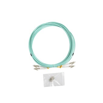  Патч-корд HYPERLINE FC-D2-503-LC/PR-LC/PR-H-5M-LSZH-AQ волоконно-оптический 5 м 