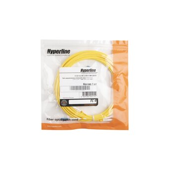  Патч-корд HYPERLINE FC-D2-9-LC/UR-LC/UR-H-10M-LSZH-YL волоконно-оптический 10м 