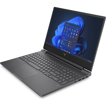  Ноутбук HP Victus 15-fa0065ci (809P6EA) Core i5 12450H 16Gb SSD512Gb NVIDIA GeForce RTX 3050 4Gb 15.6" IPS FHD (1920x1080) Free DOS grey 