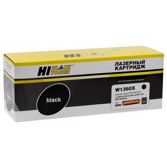  Картридж Hi-Black HB-W1360X для HP LaserJet M207d/207dw/M211d/M211dw/MFP M236sdw, 2,6K (без чипа) 