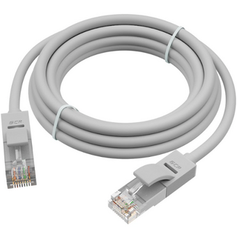  Патч-корд Greenconnect GCR-LNC03-0.15m прямой 0.15m, UTP кат.5e, серый 