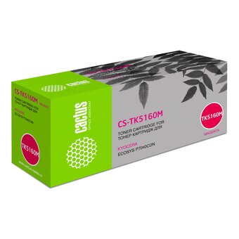  Картридж лазерный Cactus CS-TK5160M пурпурный 12000стр для Kyocera Ecosys P7040cdn 